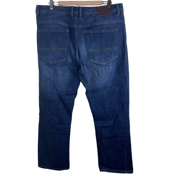 BUFFALO DAVID BITTON Dark Wash Driven-X Basic Straight Stretch Denim Jeans Size - Picture 6 of 11